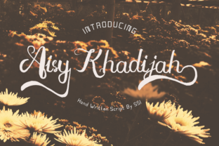 Aisy Khadijah: A Cursed Handwritten Font for Bold Design Statements