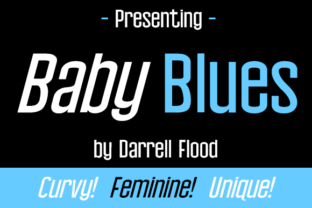 Baby Blues: A Feminine Font for Subtle Elegance