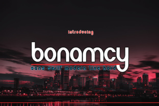 Bonamcy: A Bold, Rounded Sans Font