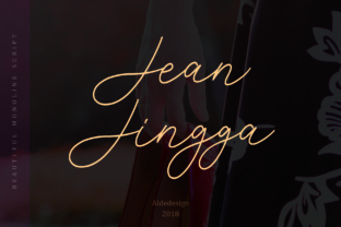 Discover Jean Jingga: A Handwritten Font with Elegance