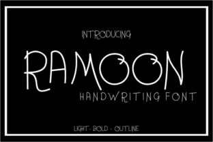 Discover the Power of Ramoon: A Modern Handwritten Font for Creative Excellence