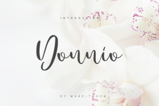 Donnio: A Script Font That Brings Elegance to Your Designs