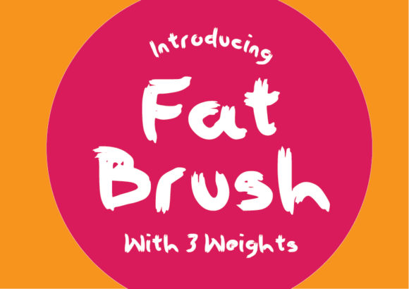 Fat Brush for Bold, Handmade Lettering