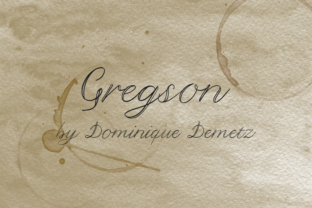 Gregson: A Handwritten Decorative Font for Strategic Design