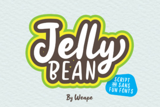 Jelly Bean: A Fun, Hand-Lettered Font