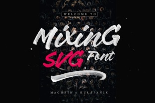 Mixing: A Bold and Versatile SVG Font for Modern Design