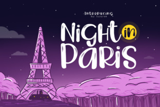 Night in Paris: Elegant Typography for Creative Projects