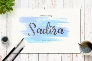 Sadira: A Hand-Drawn Brush Font for Creative Expression