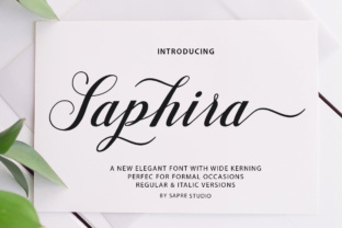 Saphira Script: A Feminine Touch for Modern Design