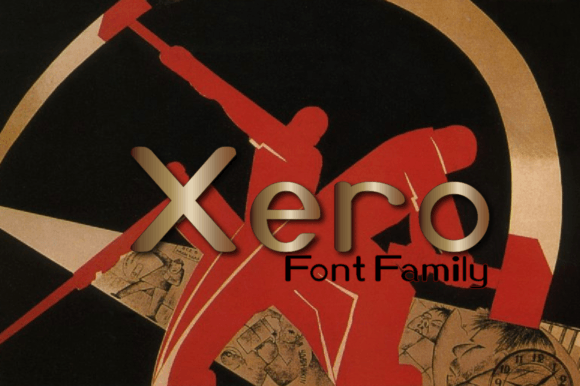 Xero Family: A Humanist Font with Russian Flair